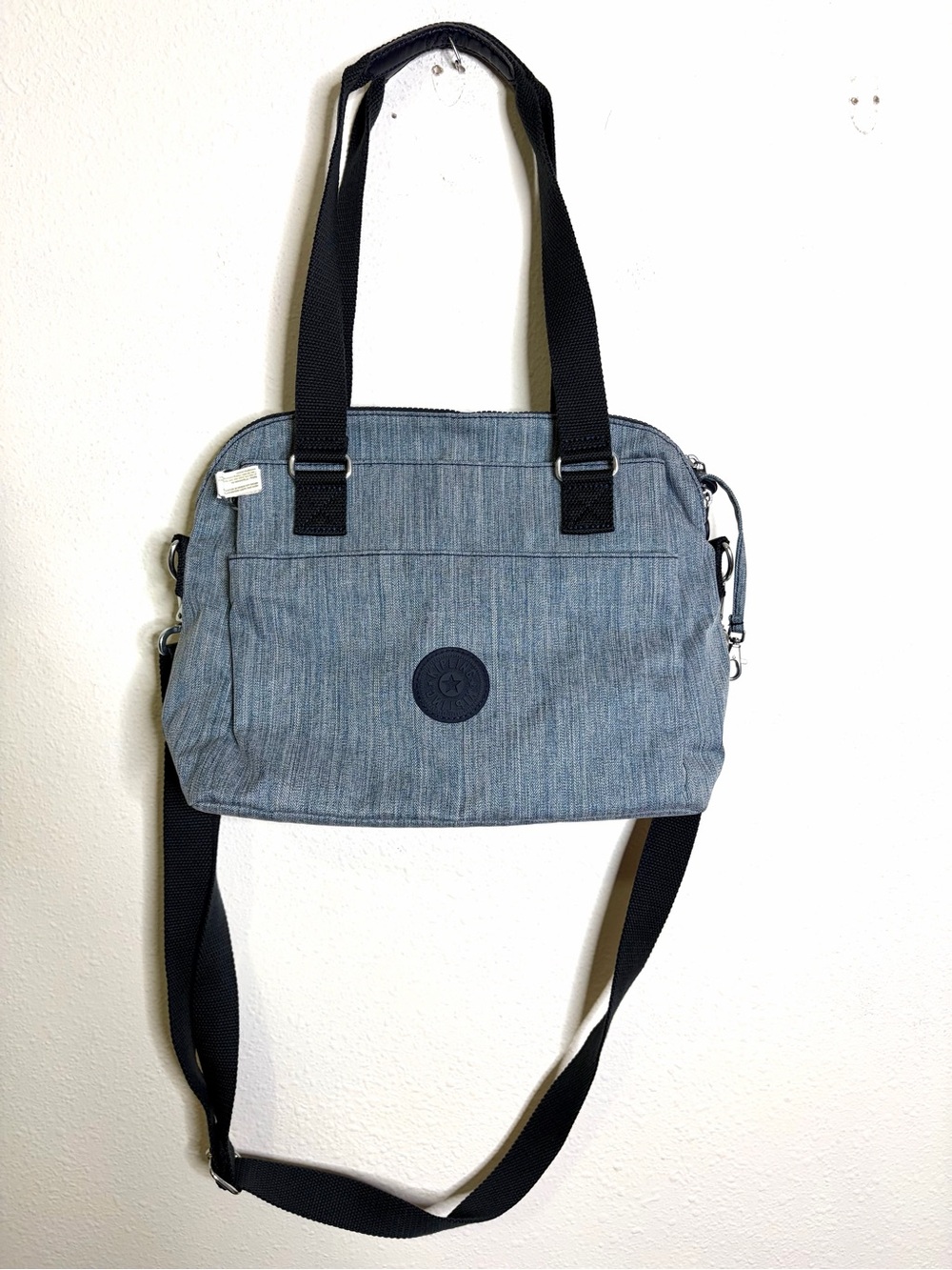 Kipling Felicity denim look Blue Shoulder Crossbody Bag purse